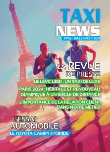 Magazine Taxi News Juillet 2024 spécial Jeux Olympiques Paris 2024